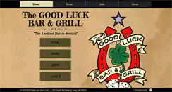 Desktop Screenshot of goodluckbarandgrill.com